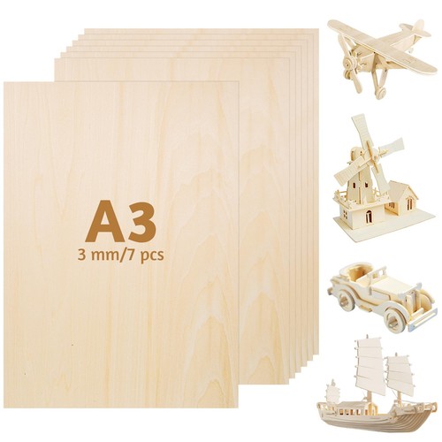 Pack basswood sheets 3mm - pack,