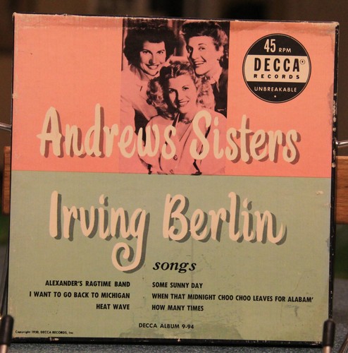 Andrews sisters sing - andrews, irving