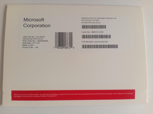 Microsoft windows server 2025 - server,