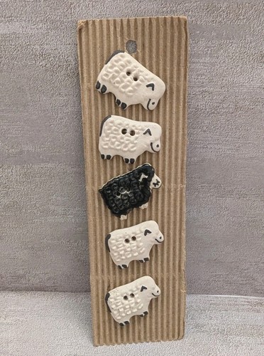 Handmade ceramic sheep - ceramic,