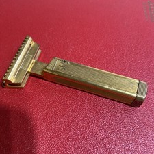Heavy Vintage Schick Gold Tone