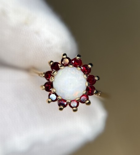 Vintage 9ct ladies ring - ladies,