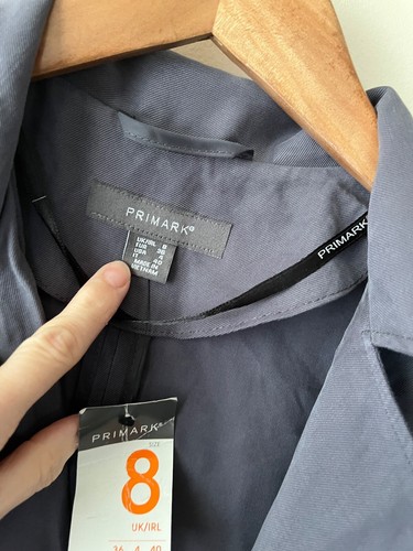 Primark jacket size new grey - jacket,
