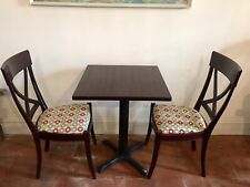 Multiple sets of dinning café bistro table and chairs ideal for commercial secto