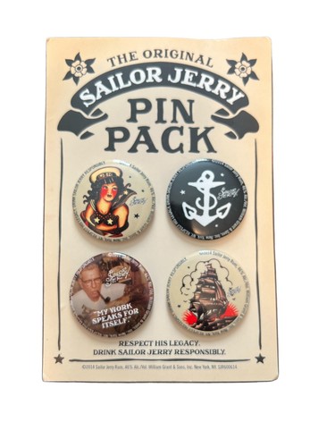 Original sailor jerry pin - sailor,