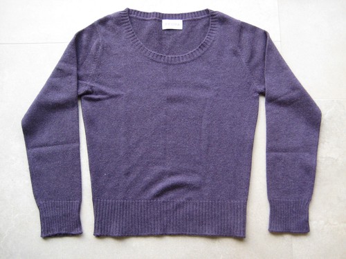 Brora purple scoop neck - purple,