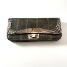 Antique coin Purse brown