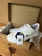 Lacoste Powercourt - White - Grade School Shoes UK Size 5 - BNIBWT