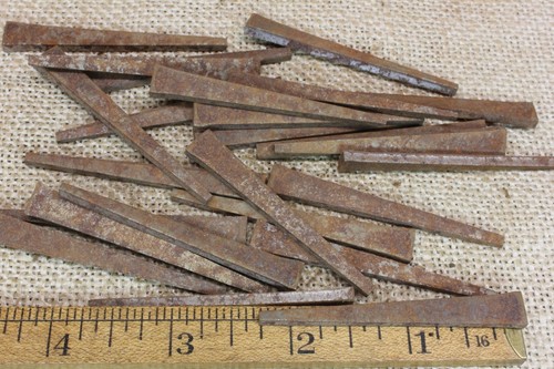 Old square nails rustic - old,