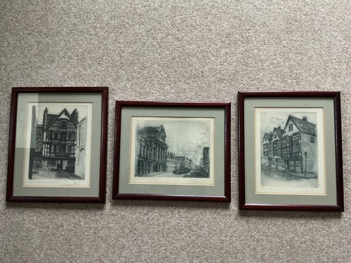 Antique framed signed - antique, x
