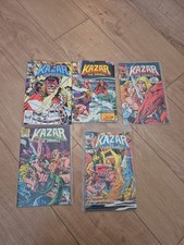 Marvel Comics KAZAR THE SAVAGE COMICS X5 Immaculate Condition