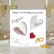 Personalised 1st Paper Wedding