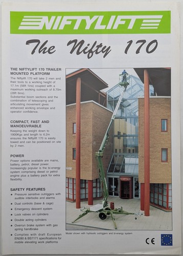 Original niftylift nifty 170 - niftylift,