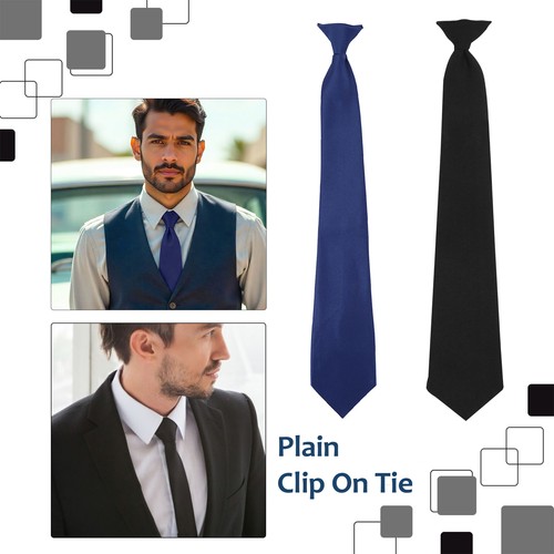 Plain mens black blue clip - plain,