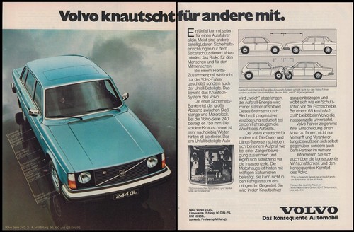 1977 volvo 244 advertising - 1977, gl