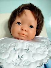 16" COROLLE FRENCH SOFT BODIED BABY DOLL, BOXED, COLLECTORS ITEM