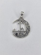Lilith moon sigil pendant - pendant, 925