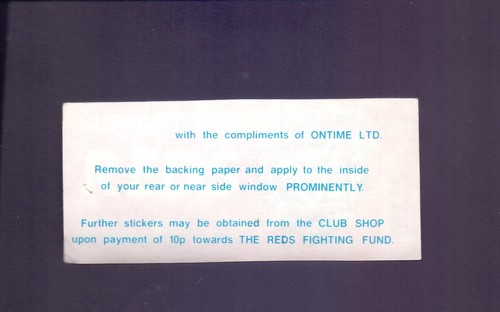 Original workington reds car - workington,