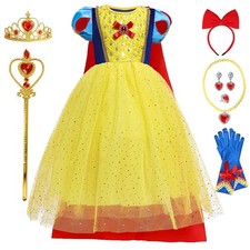 Kids Girls Snow White Fancy