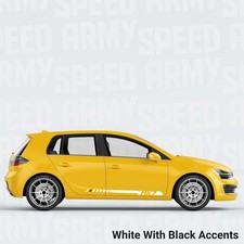 Universal "MK7" Side Stripes Decal Kit | L&R Pair for All Cars