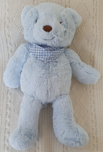 Mothercare blue teddy bear - mothercare,
