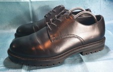 ZARA Black Leather Lace-Up