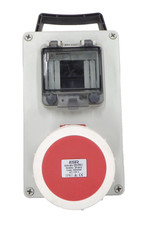 32 Amp 5 Pin Socket With Din