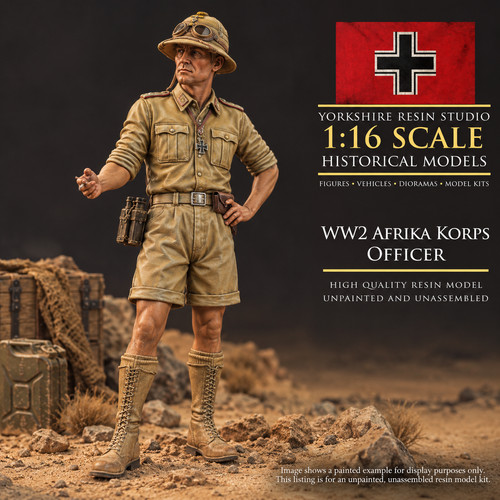 Ww2 afrika korps officer - afrika,