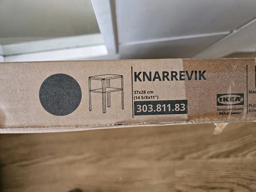 Ikea knarrevik black metal - black,