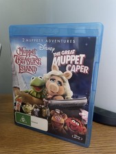 Muppets Treasure Island/Great Muppet Caper Blu Ray Double back Region Free