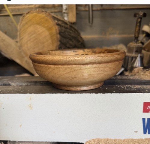Sycamore wooden bowl hand - wooden,