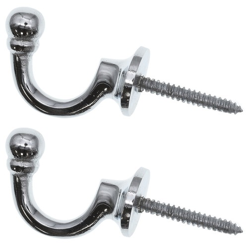 Curtain tieback hook pair - tieback,