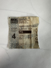 Harry Potter 3 Movie Ticket