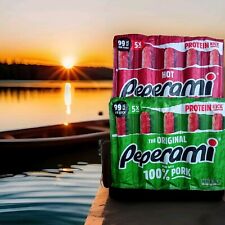 10(5+5) Sticks Peperami HOT + ORIGINAL Sausage 10x22.5g Protein Snack 100% Pork