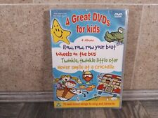 4 Great DVDs for Kids (DVD) Brand New And Sealed 