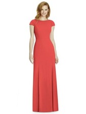 DESSY 4521 ~ Size 12 ~ Firecracker Crepe Dress ~ Bridesmaid, Prom, Cruise