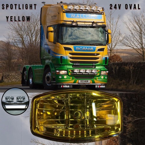 24v yellow roof spot - spot, lamp
