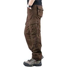 Mens Combat Military Army Camouflage Cargo Camo Trousers Pants Casual Work Pants