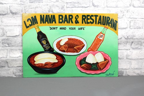 Hand painted african - african, food