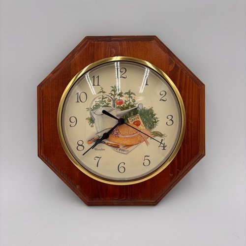 Westclox wall clock brown - wall,