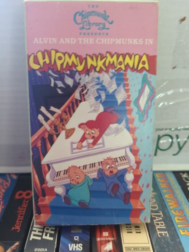 Chipmunkmania vhs tape 1985 - vhs,