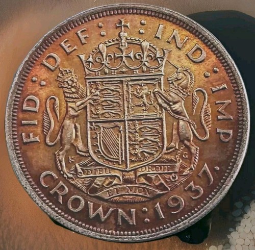 1937 crown coin george vi - crown,