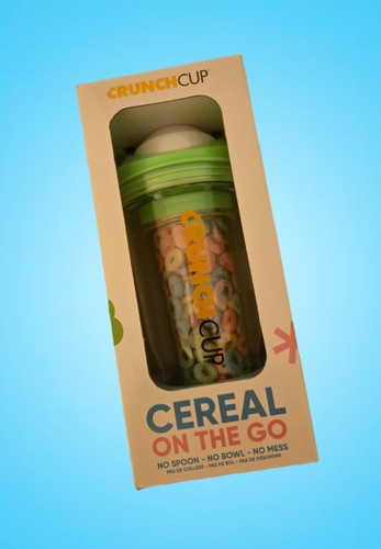 Crunchcup never soggy cereal - soggy,