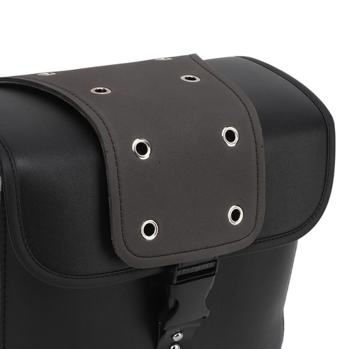Style leather saddlebags pair - leather,