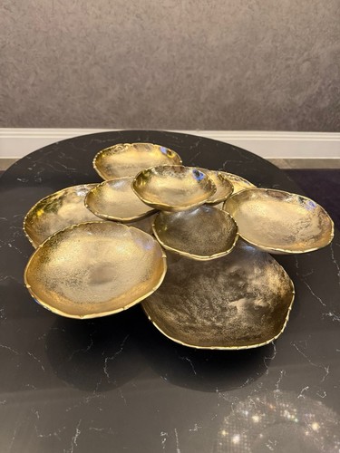 Antique bronze gold multiple - bronze,
