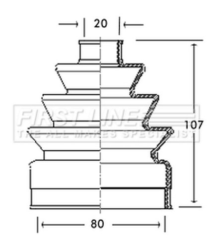 Boot gaiter outer - cv,