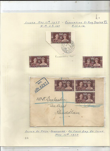 Fdc george coronation - vl,