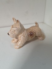 Sylvac Scotty Dog No. 146 Ceramic Ornament Vintage Beige Brown