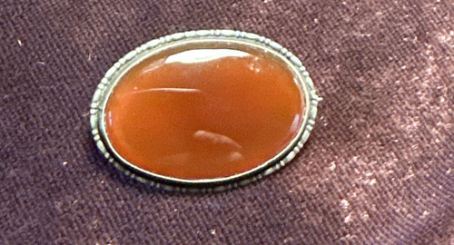 Antique silver carnelian - antique,