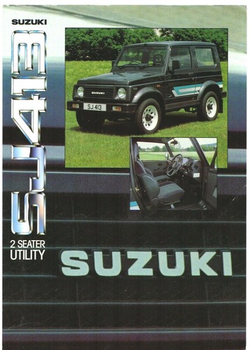 Suzuki sj413 seater utility - suzuki, 2-seater